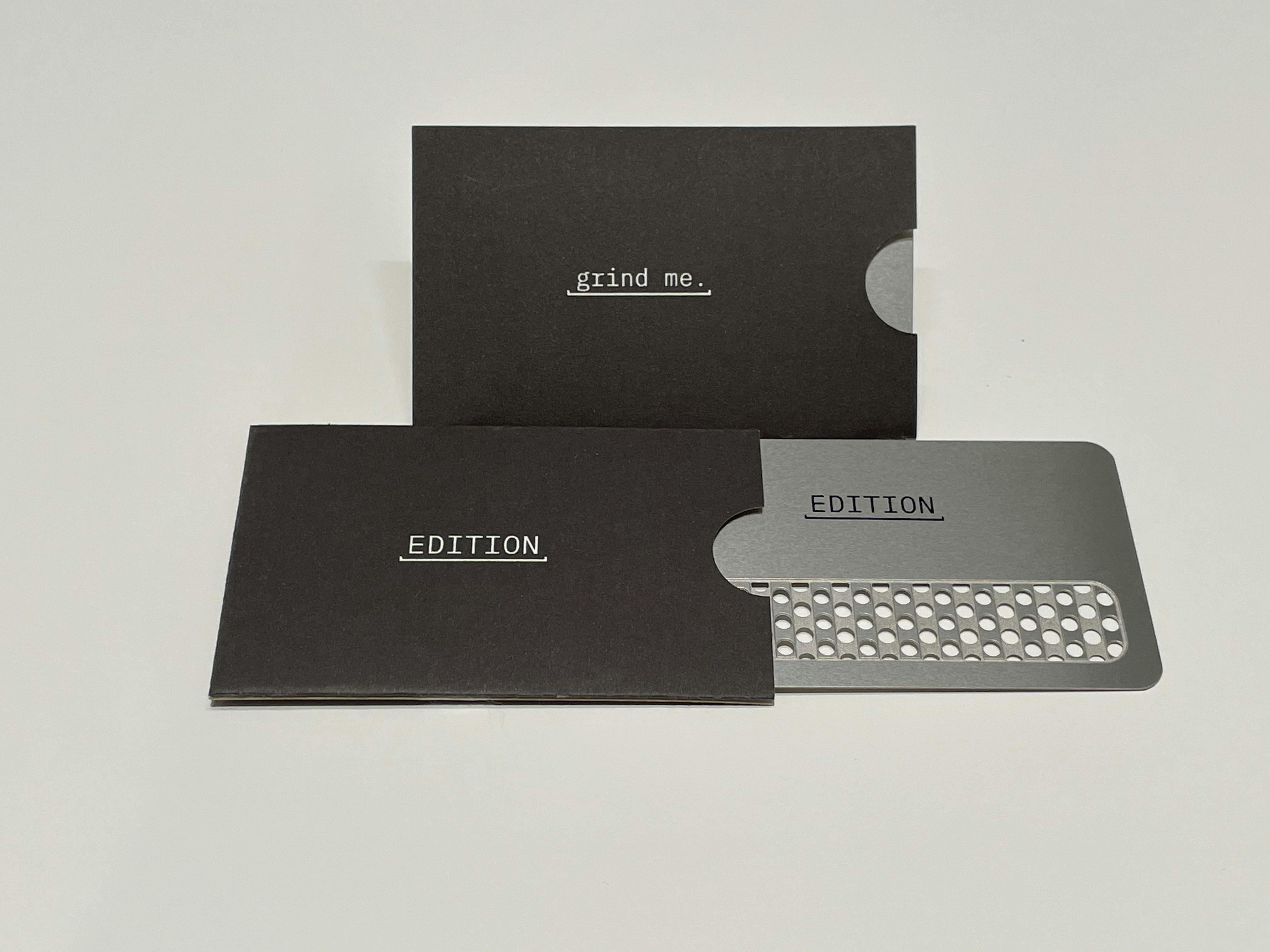 Edition X Grinder Card