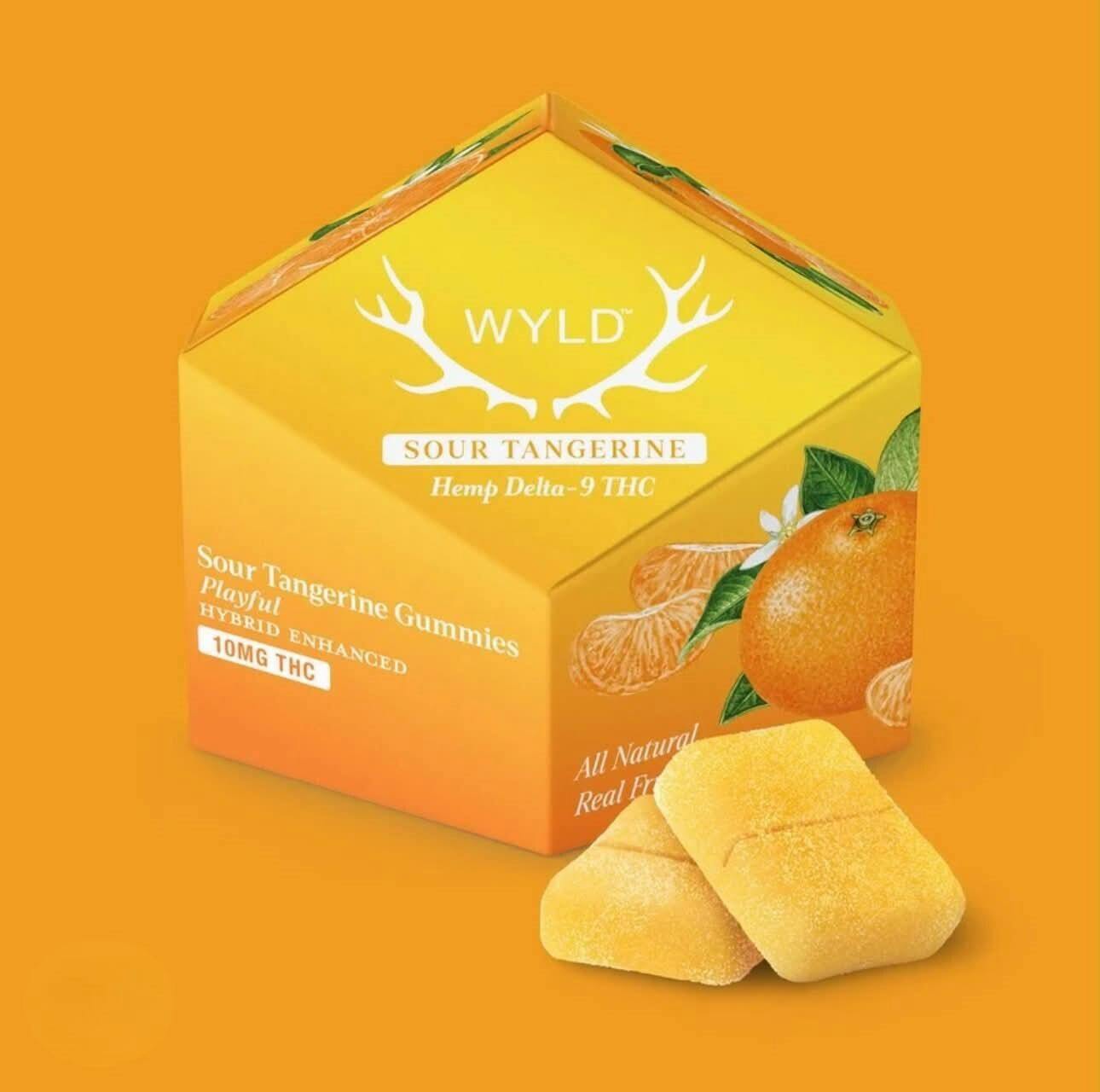WYLD - Sour Tangerine Gummies - 50mg 5ct at Litt Dispensary