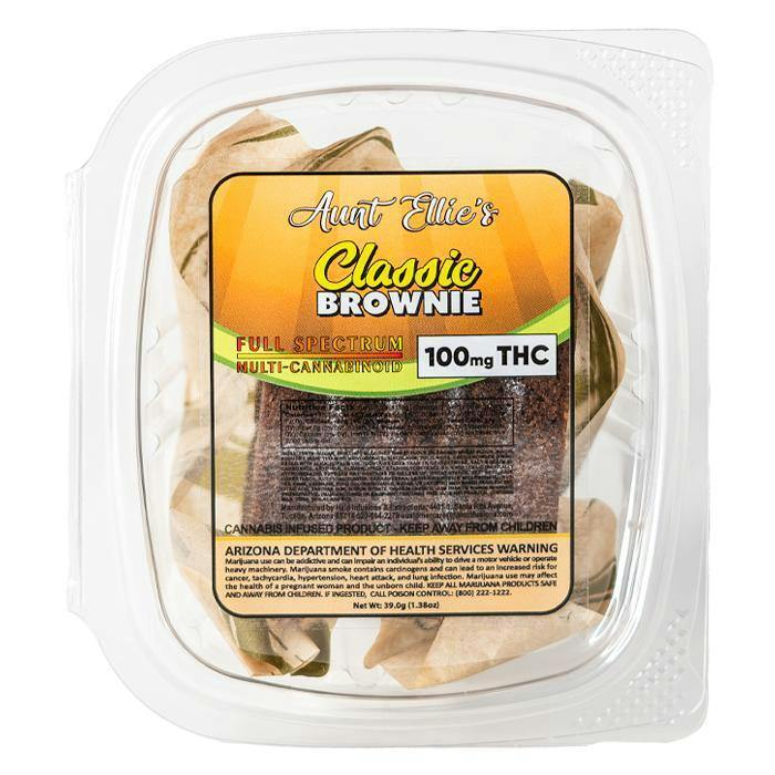 100MG INDICA BROWNIE