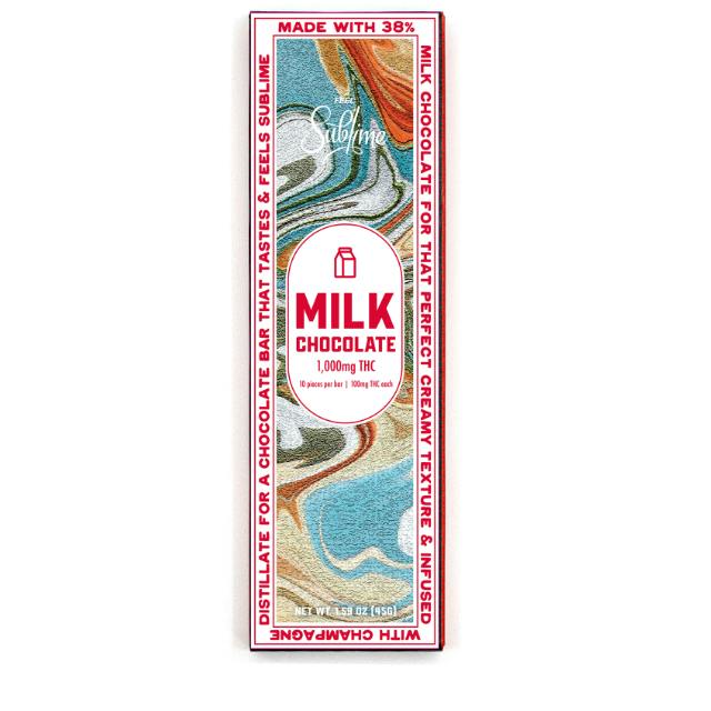 BAR MILK CHOCOLATE 1000MG