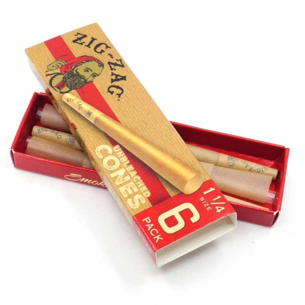 UNBLEACHED CONES 1 1/4 6PK