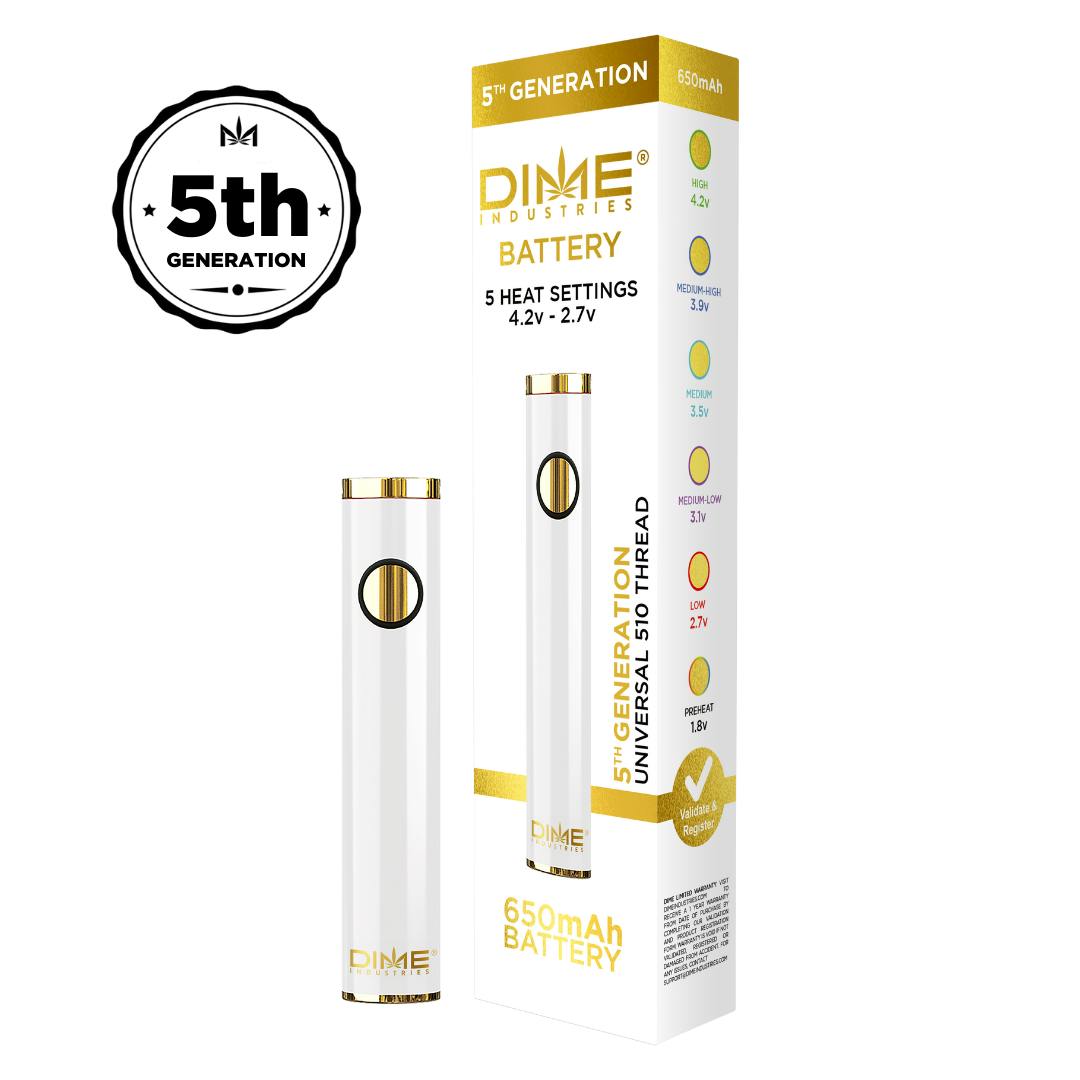 510 THREAD WHITE BATTERY