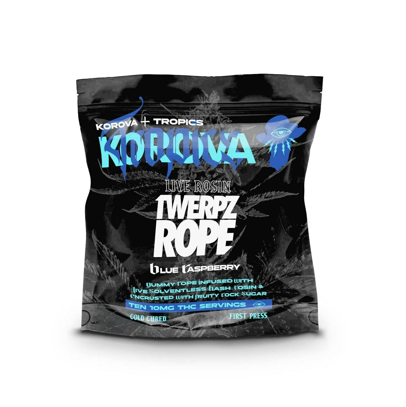 Twerpz Rope Blue Raspberry Rosin - 100 mg