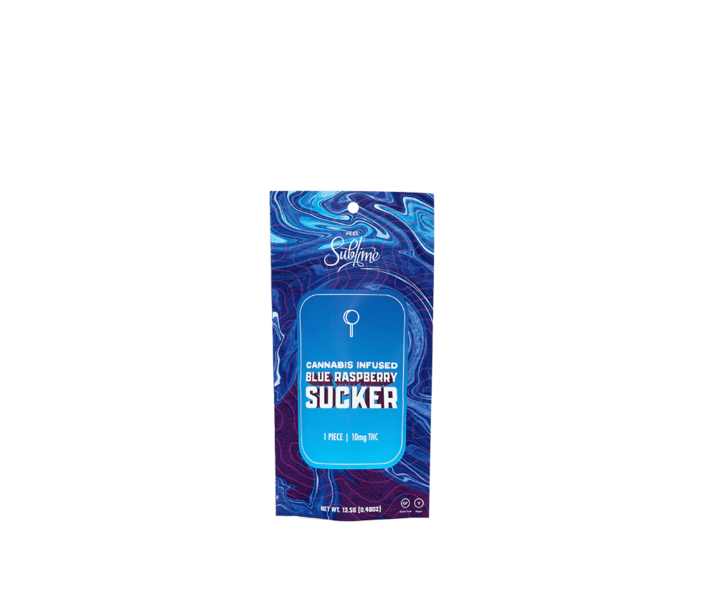 BLUE RASPBERRY SUCKER- 10MG