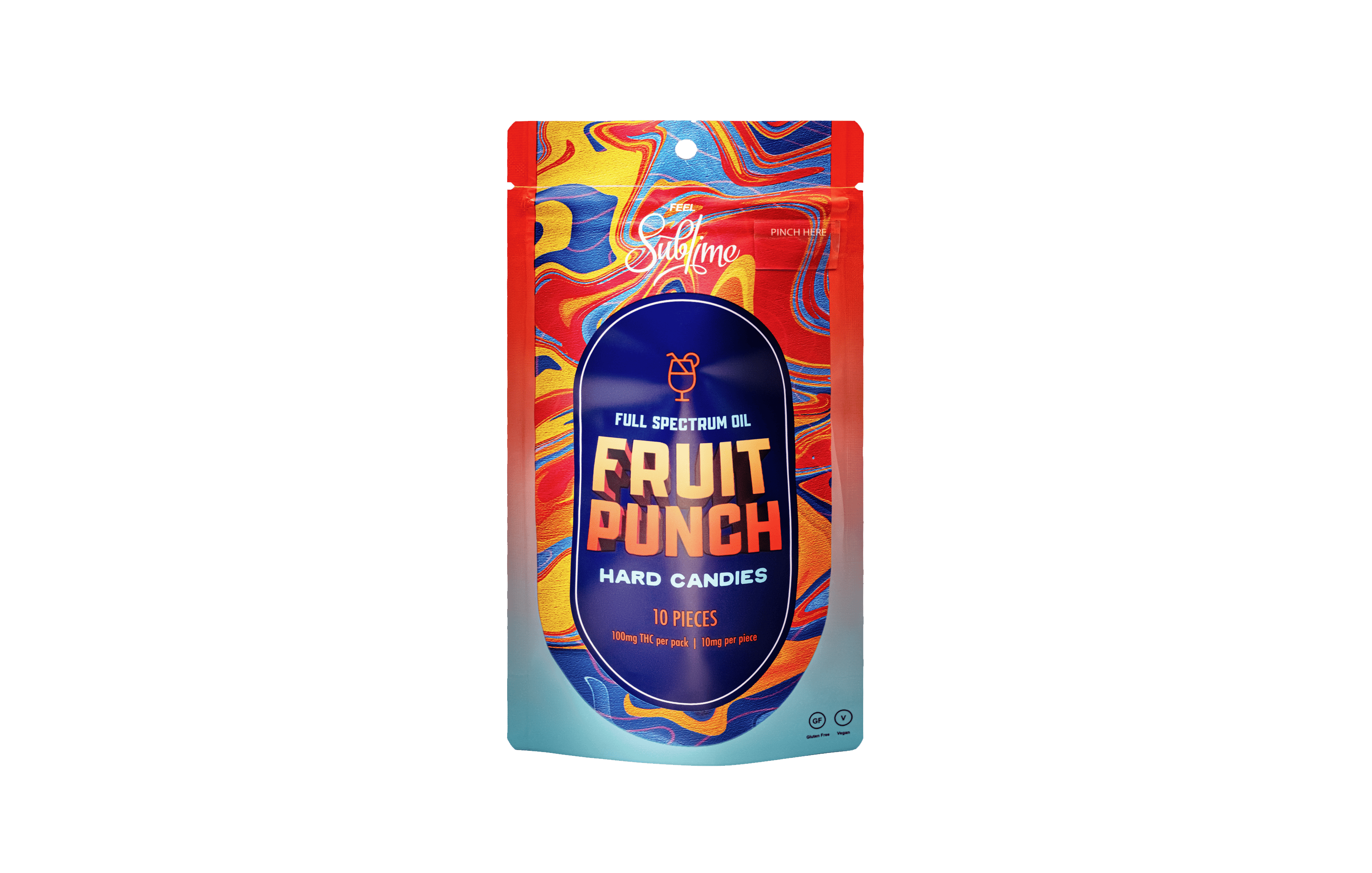 RSO HARD CANDY FRUIT PUNCH 100MG