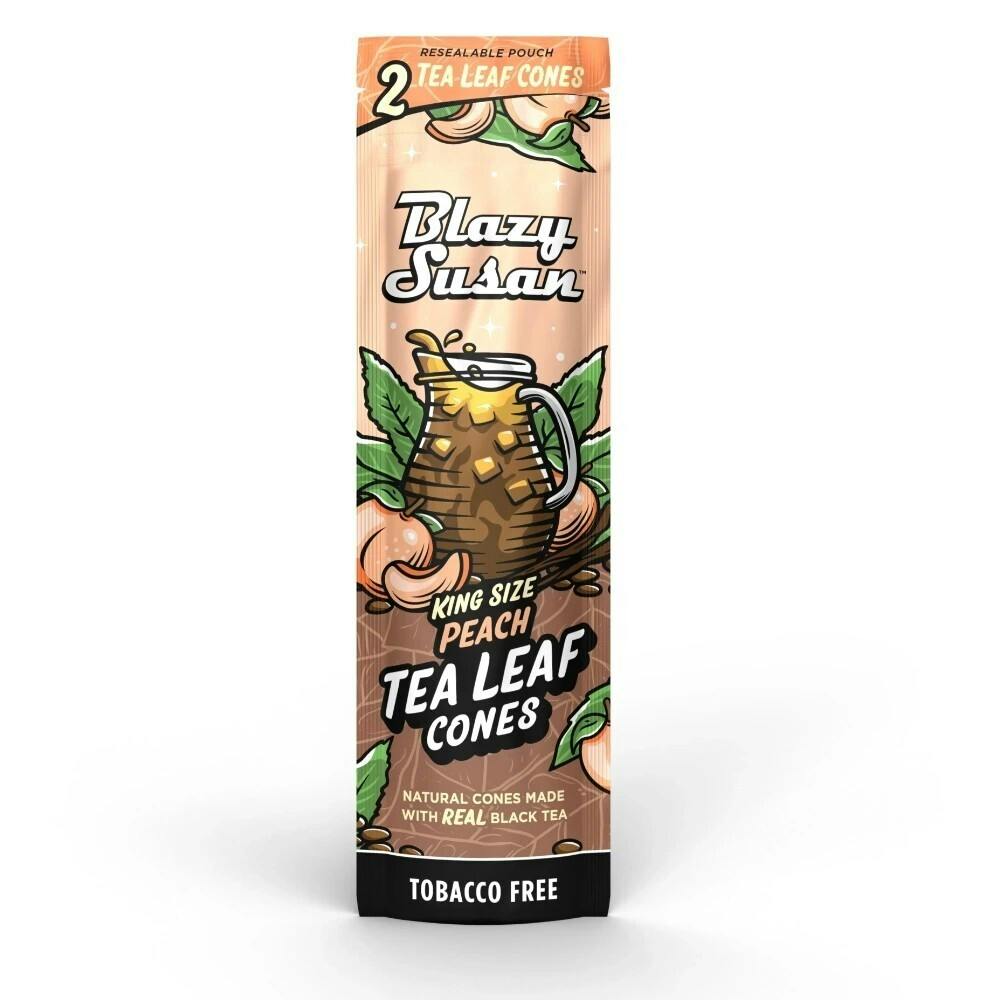 PEACH TEA LEAF CONES 2PK - One Size