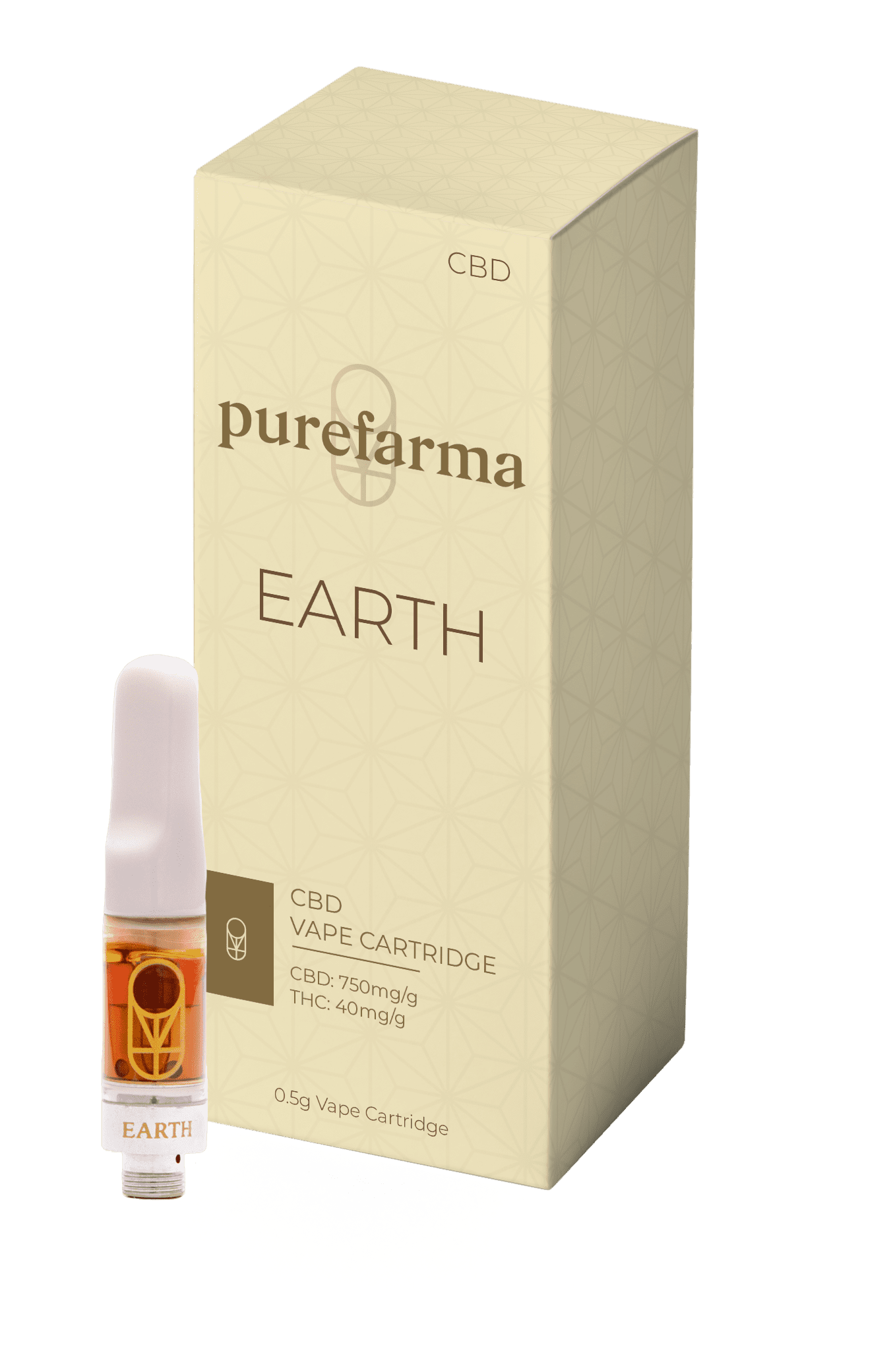 Purafarma - CBD EARTH CARTRIDGE Blend - 1g