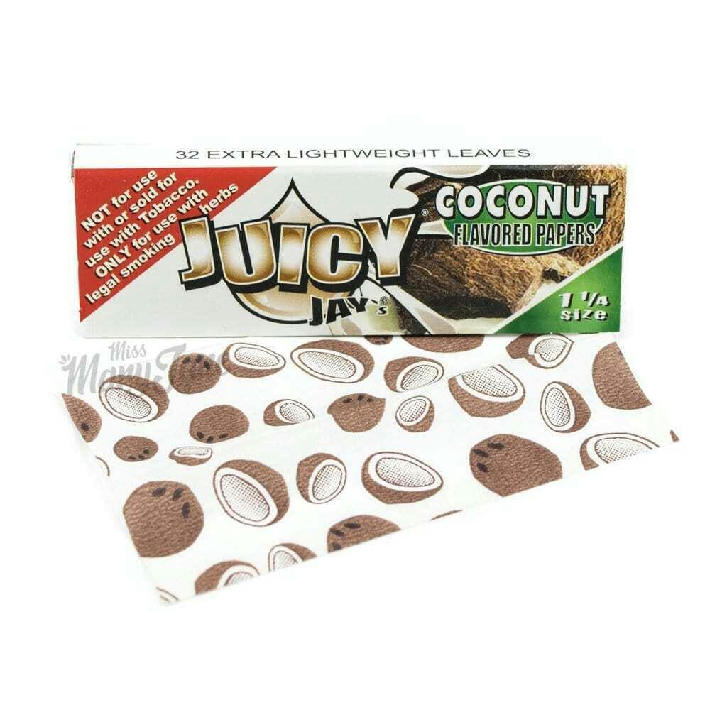 JUICY JAYS - COCONUT ROLLING PAPERS - 1 1/4"