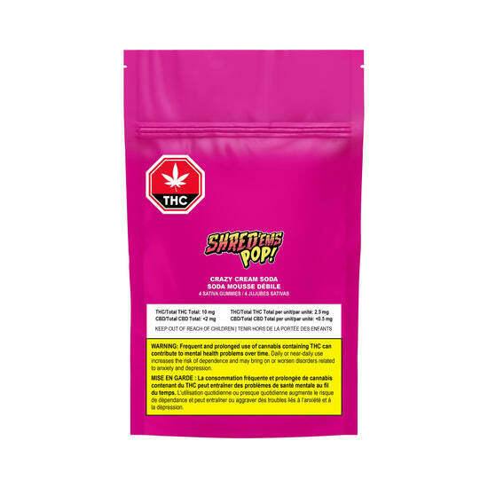 SHRED EMS - CRAZY CREAM SODA GUMMIES 4x2.5mg