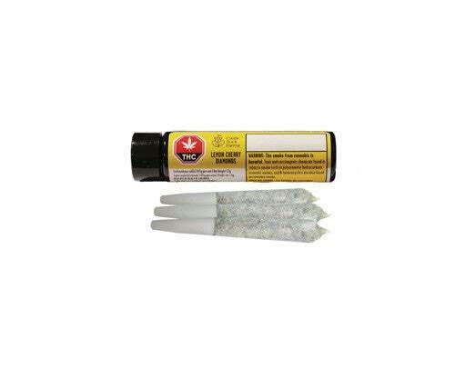 CASTLE ROCK FARMS - LEMON CHERRY DIAMOND INFUSED PRE-ROLLS 3x0.5g