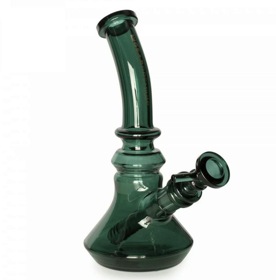 GEAR PREMIUM 8" TALL CYPRESS BELL BASE WATER PIPE W/ CURVED NECK