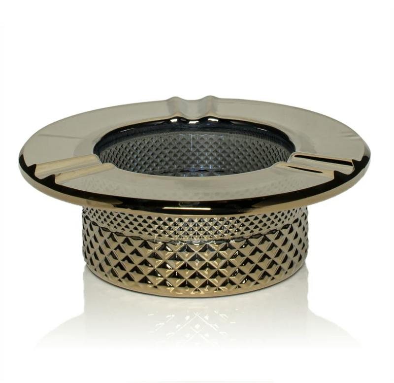 Jane West 5" Gold Twenties Collection Ashtray