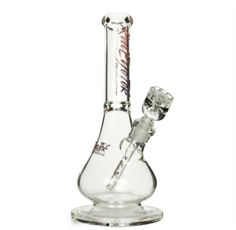 Red Eye Tek 15" Tall 7mm Thick Revolution Pedestal Bell Base Water Pipe