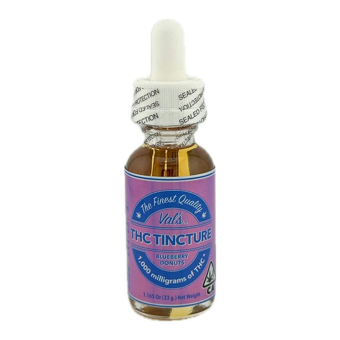 Val's - Blueberry Donuts THC Tincture 1000mg