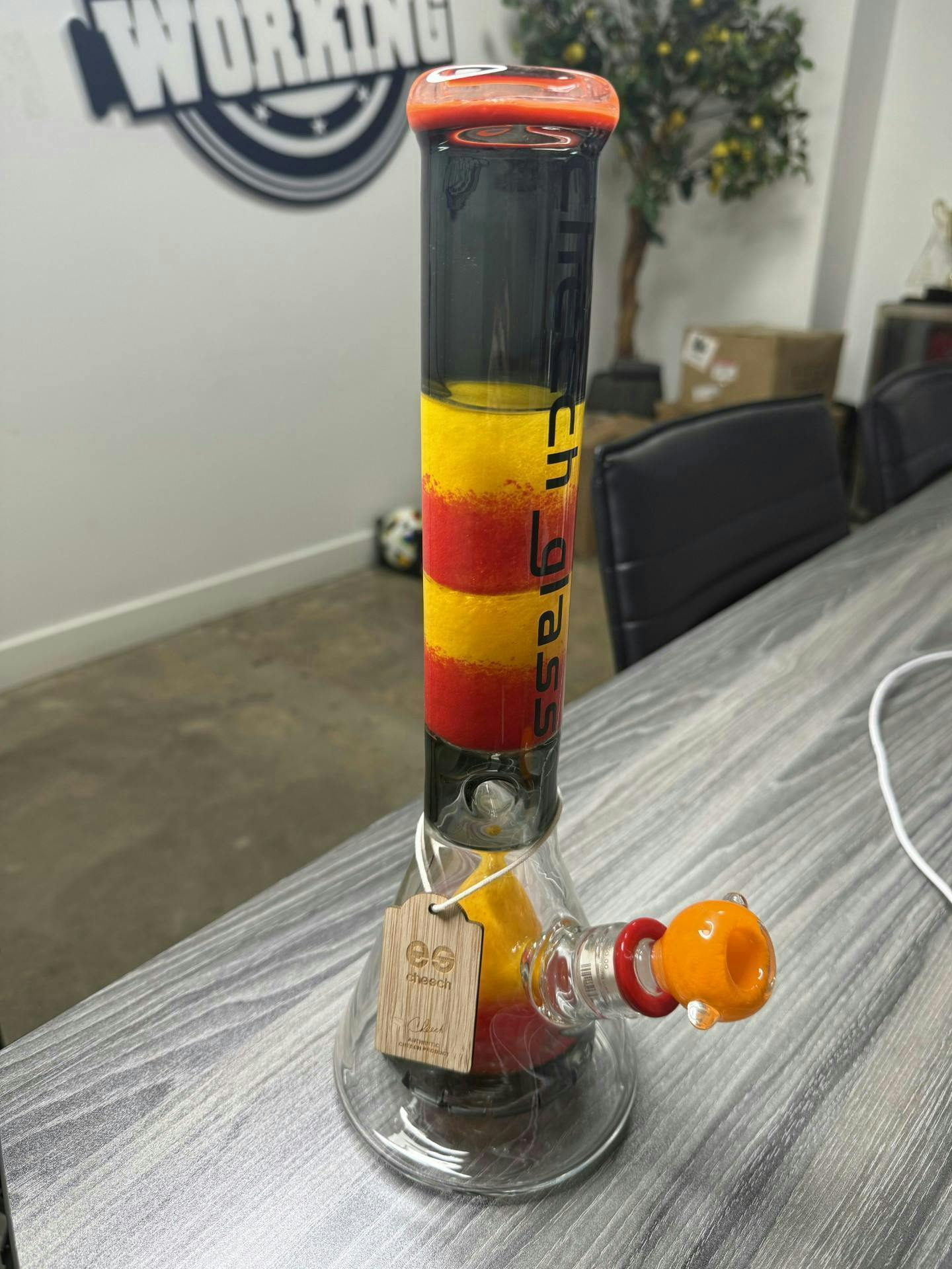 Cheech Glass - Rasta Dom Perc Beaker
