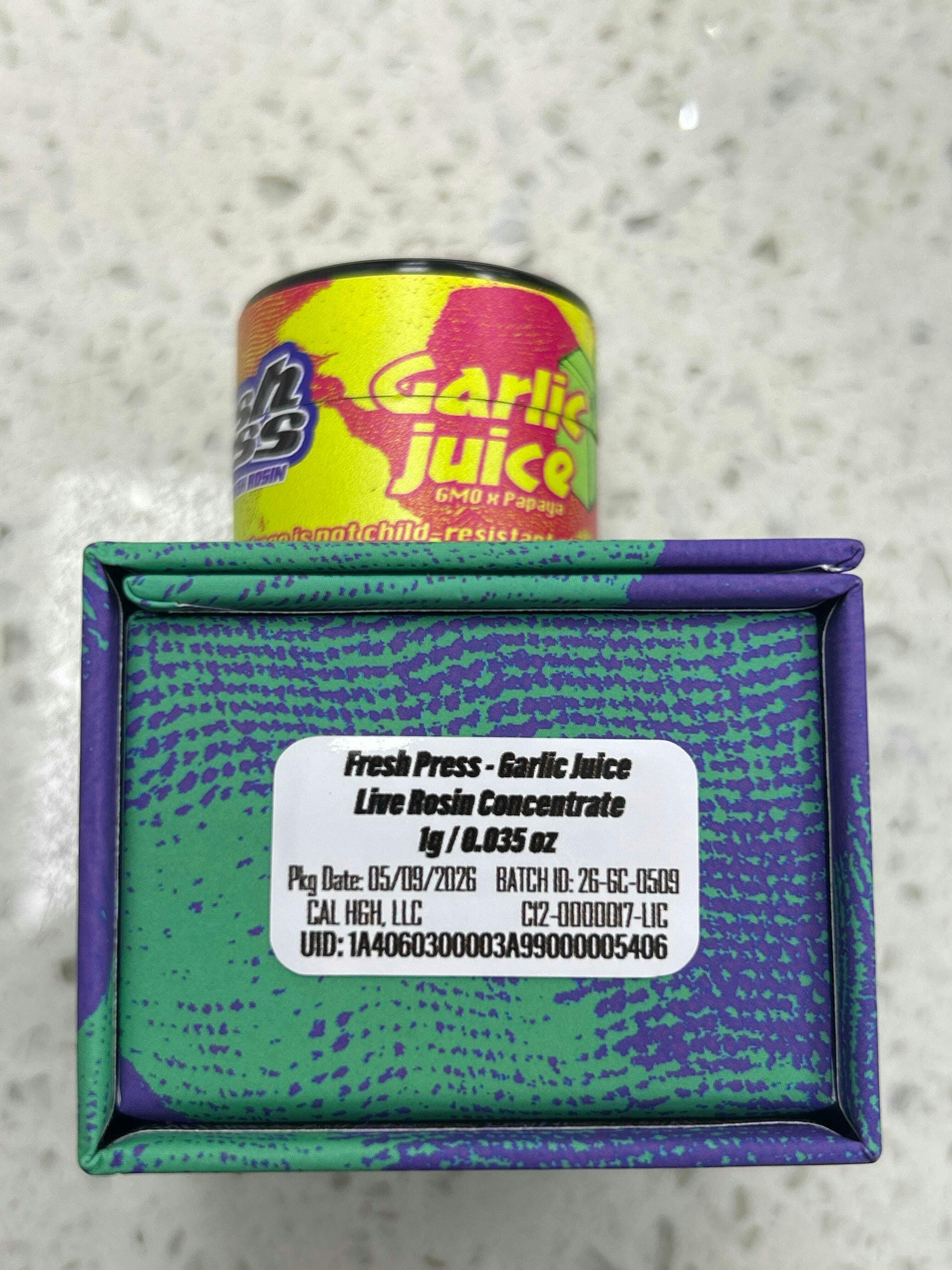 Fresh Press: Garlic Juice