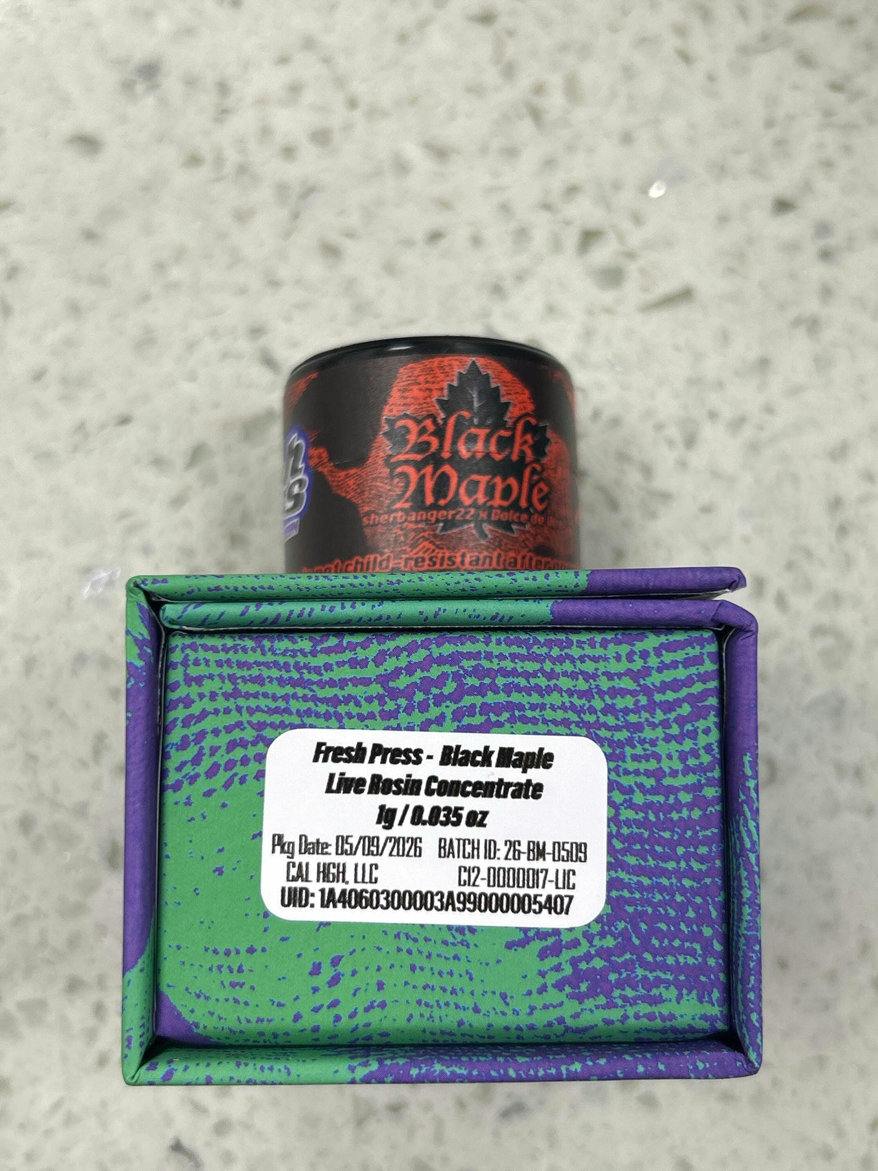 Fresh Press: Black Maple