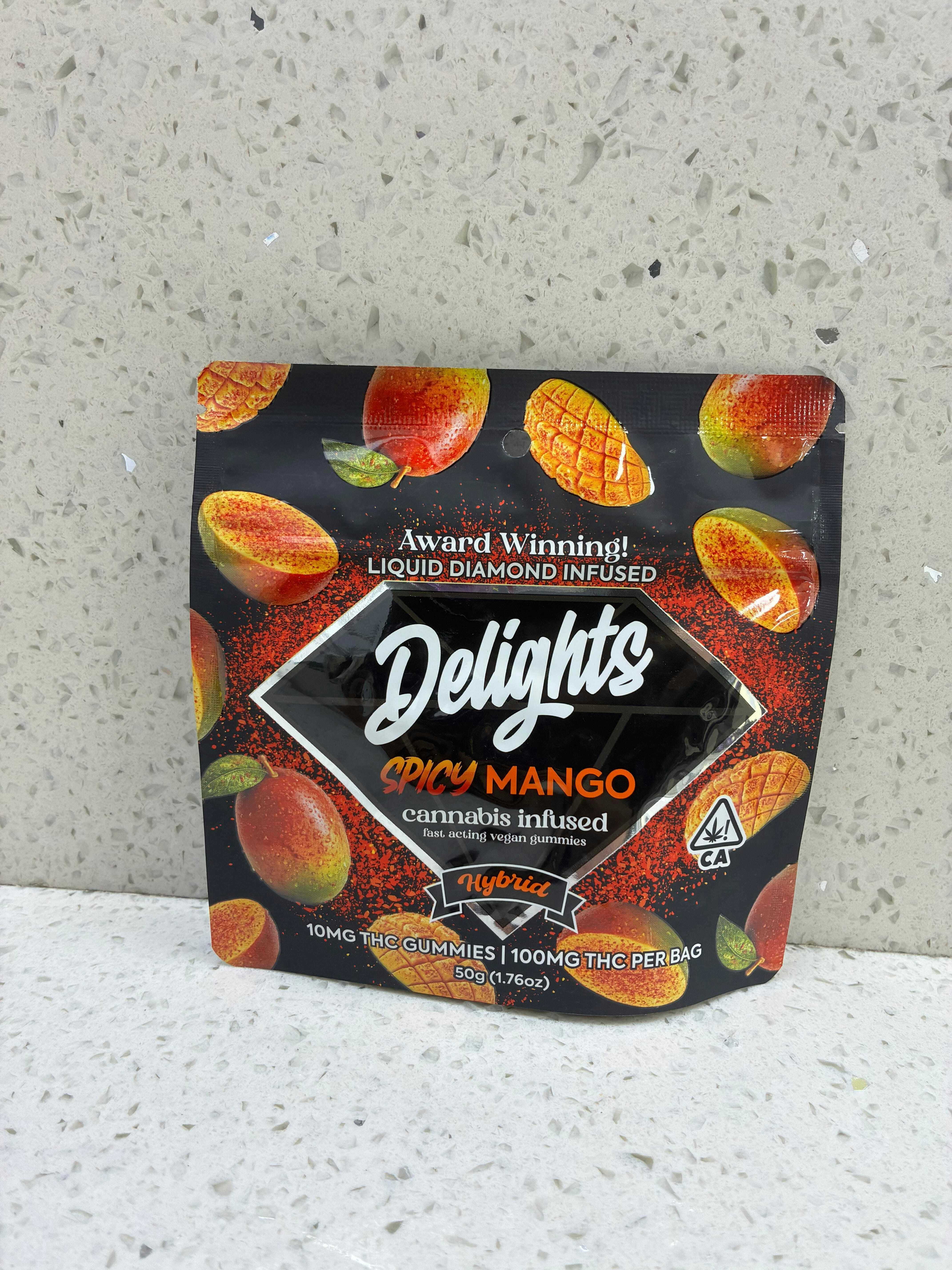 Delights - Spicy Mango Gummies 100mg