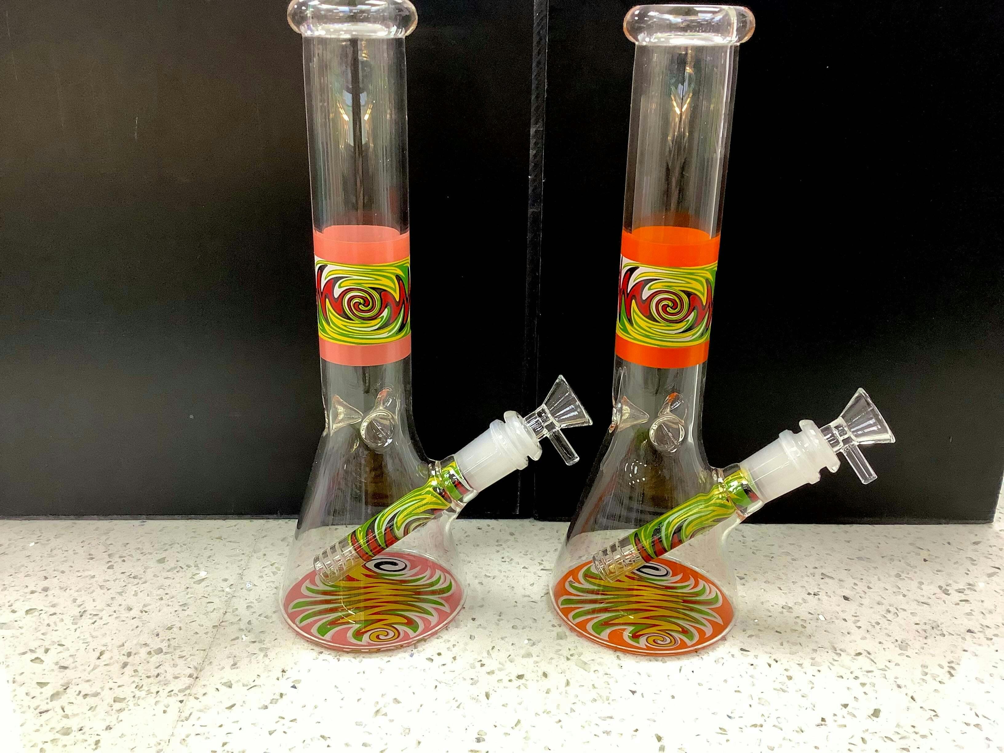 10" Bong with Decals