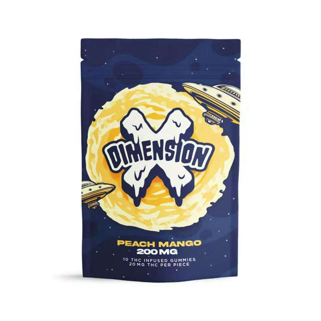 Dimension X | Peach Mango Gummies | 10x20mg