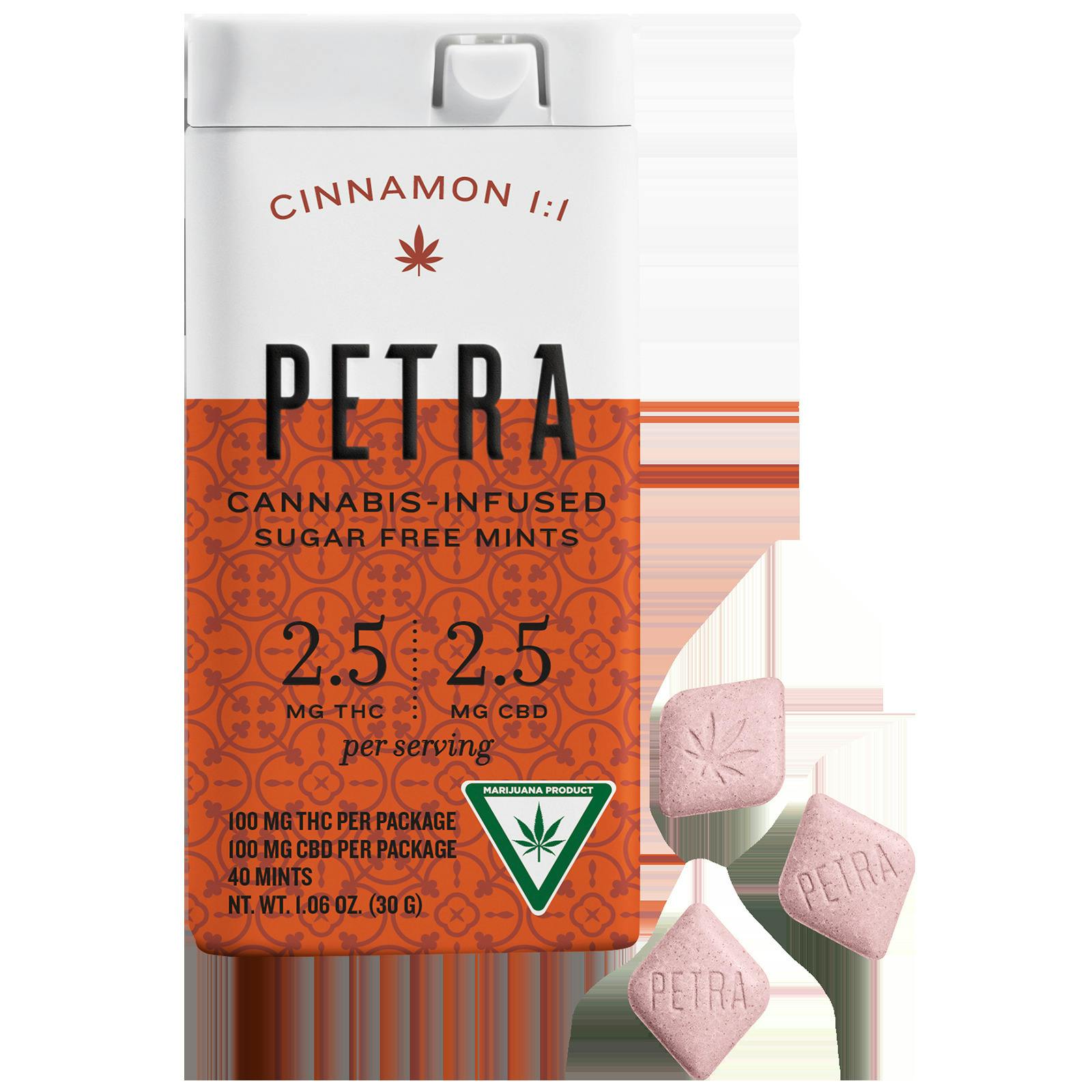 Petra | Cinnamon Mints | 1:1 THC:CBD