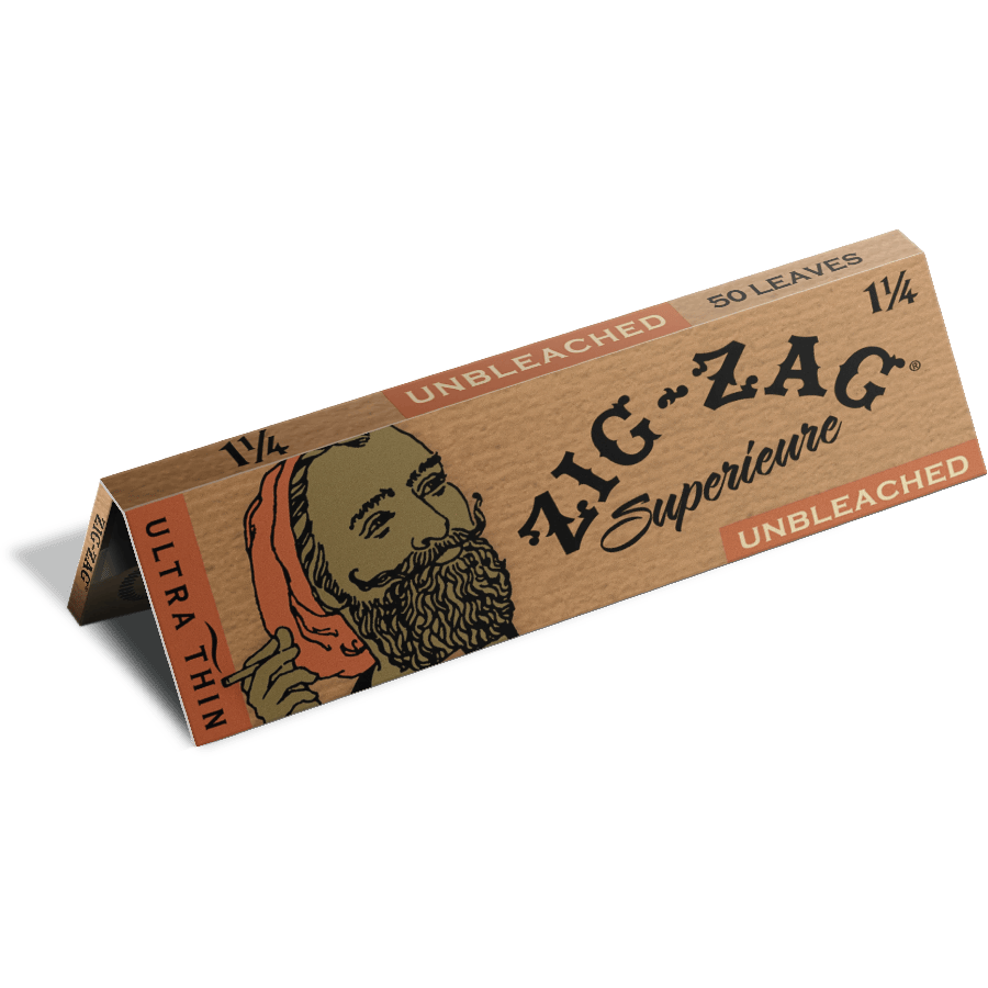 Zig Zag - Unbleached 1 1/4"