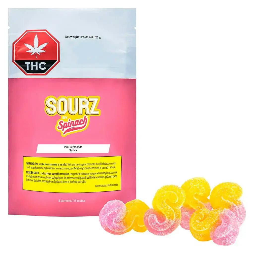 Pink Lemonade Gummies Sourz