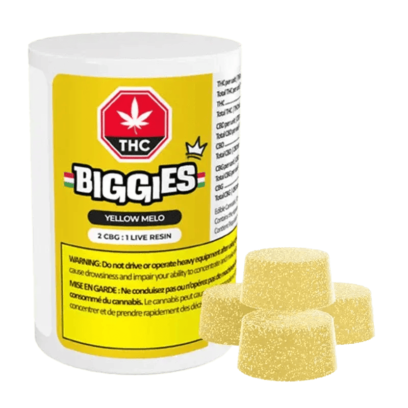 Yellow Melo 2:1 CBG Live Resin Gummies