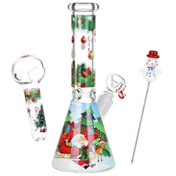 Pulsar Ho-Ho-Holiday Glass Smoking Set