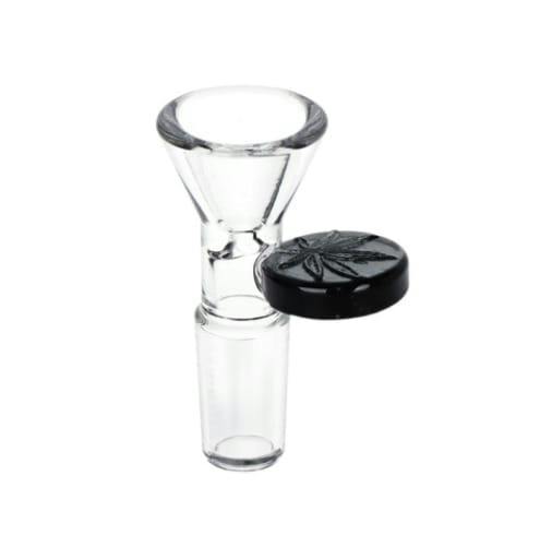 Herb Slide w/ Embossed Leaf Tab14mm Male Colors Vary