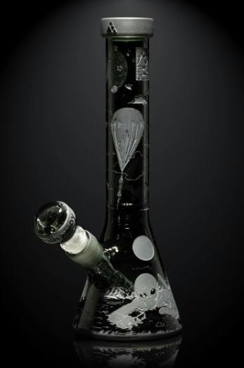 Milkyway Roswell 1947 10.5 Beaker Bong Smoke