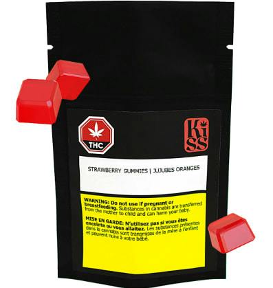THC Kiss Strawberry Gummies