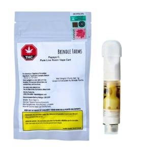 Papaya C Live Rosin Vape Cartridge 1G