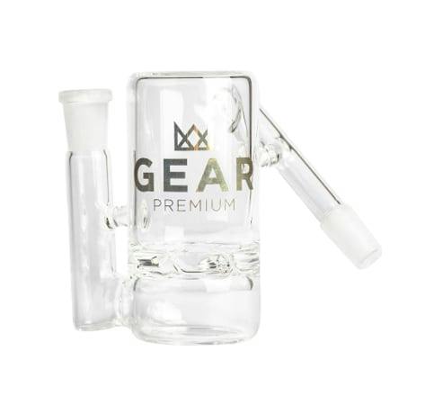 GEAR 45 Degree Turbine Perc Ash Catcher W/14mm Joint - Clear