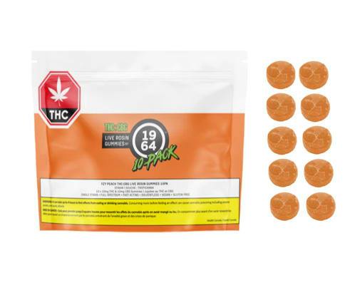 Fzy Peach THC:CBG Live Rosin Chews Multi
