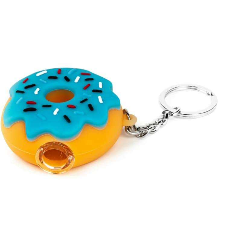 2.25" Donut Hand Pipe and Keychain