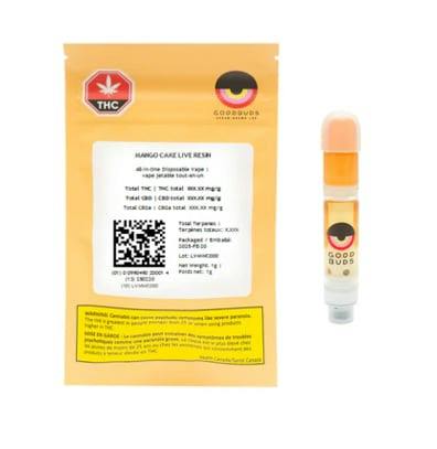 Mango Cake Live Resin Cartridge 1G