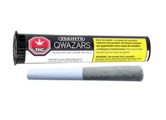 Qwazars Solventless Hash Infused 1 X 1G