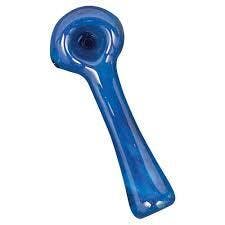 4.5" Blue Solid Colour Spoon
