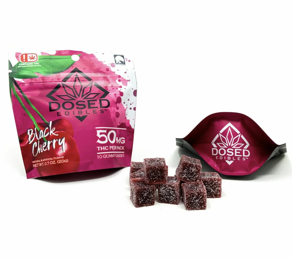 Dosed Gummies: Black Cherry 100mg (10PK)