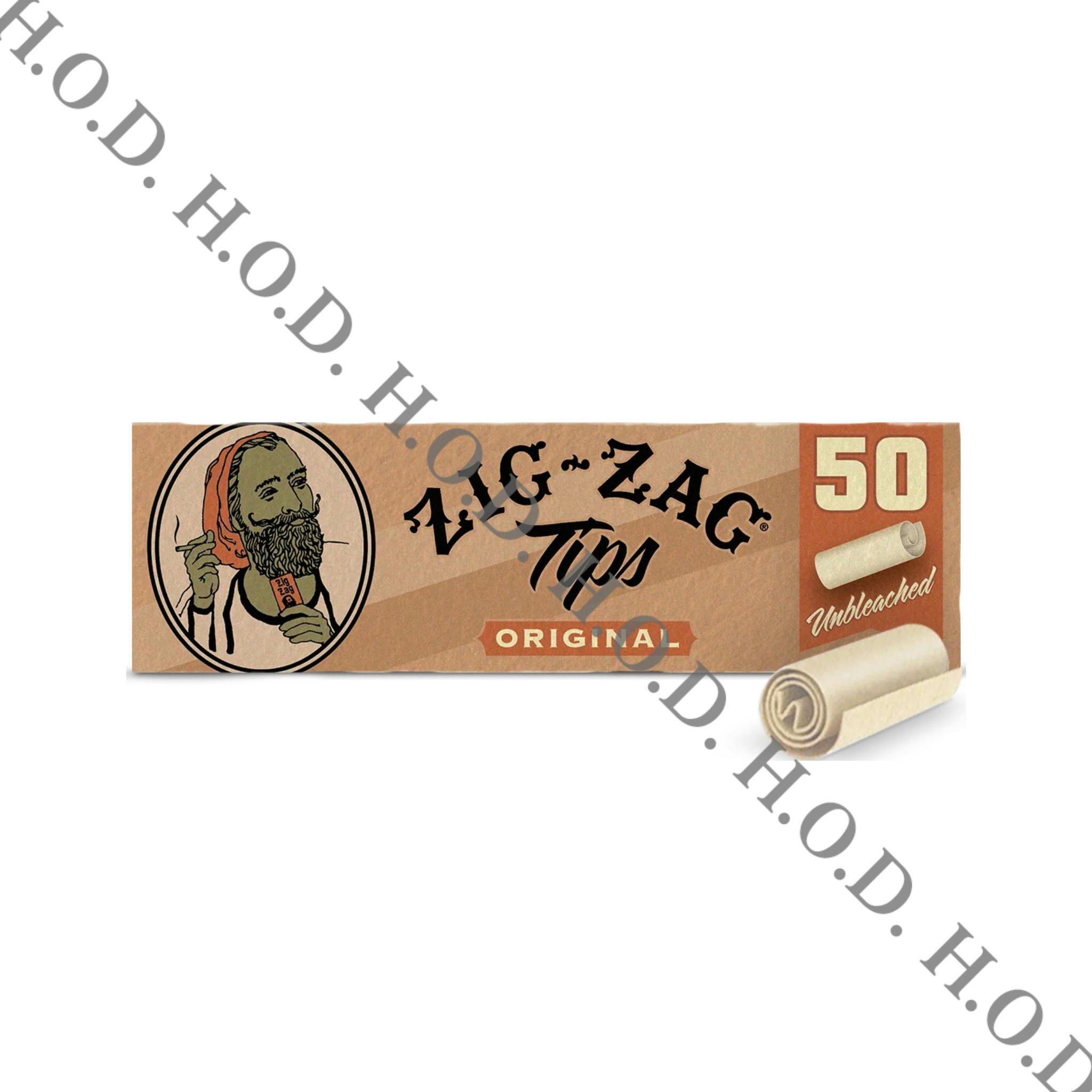 Zig-Zag Unbleached Tips Original