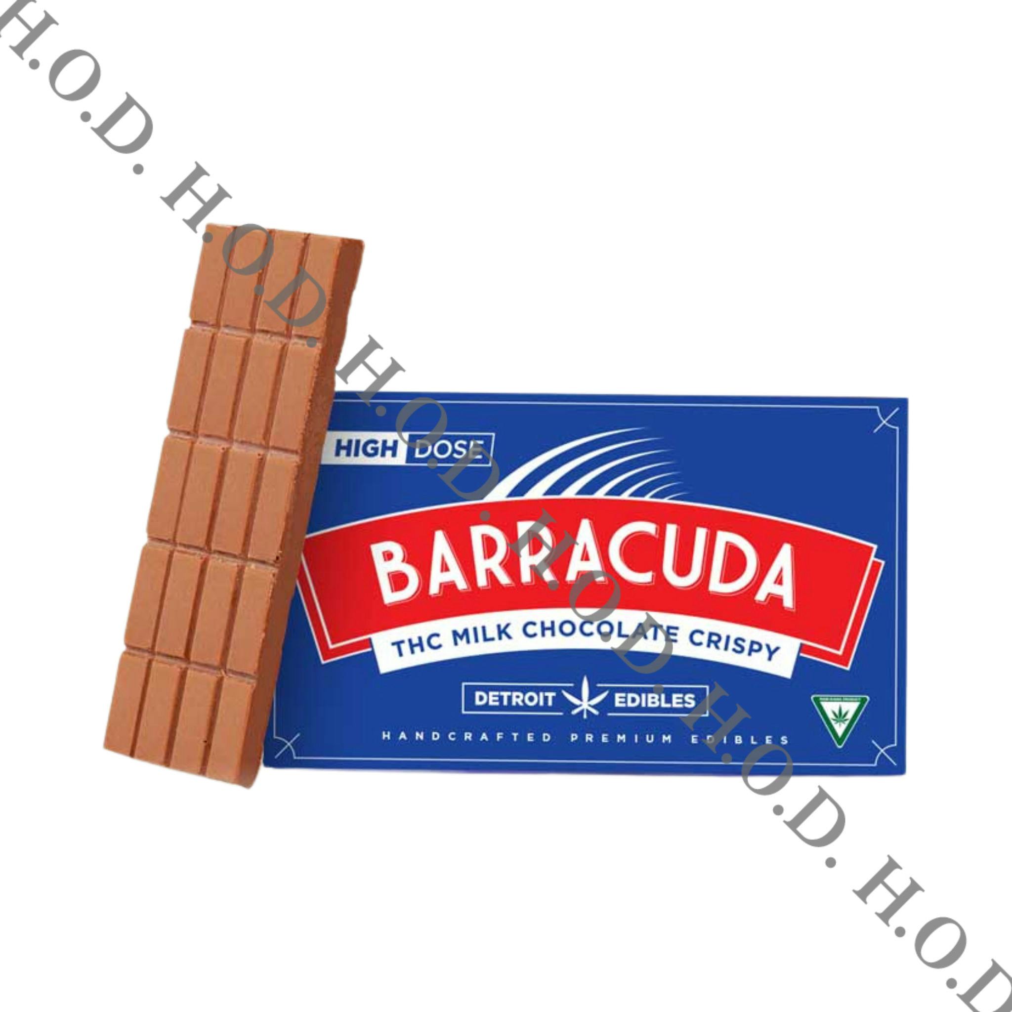 Detroit Edibles Milk Chocolate Crispy Barracuda Bar