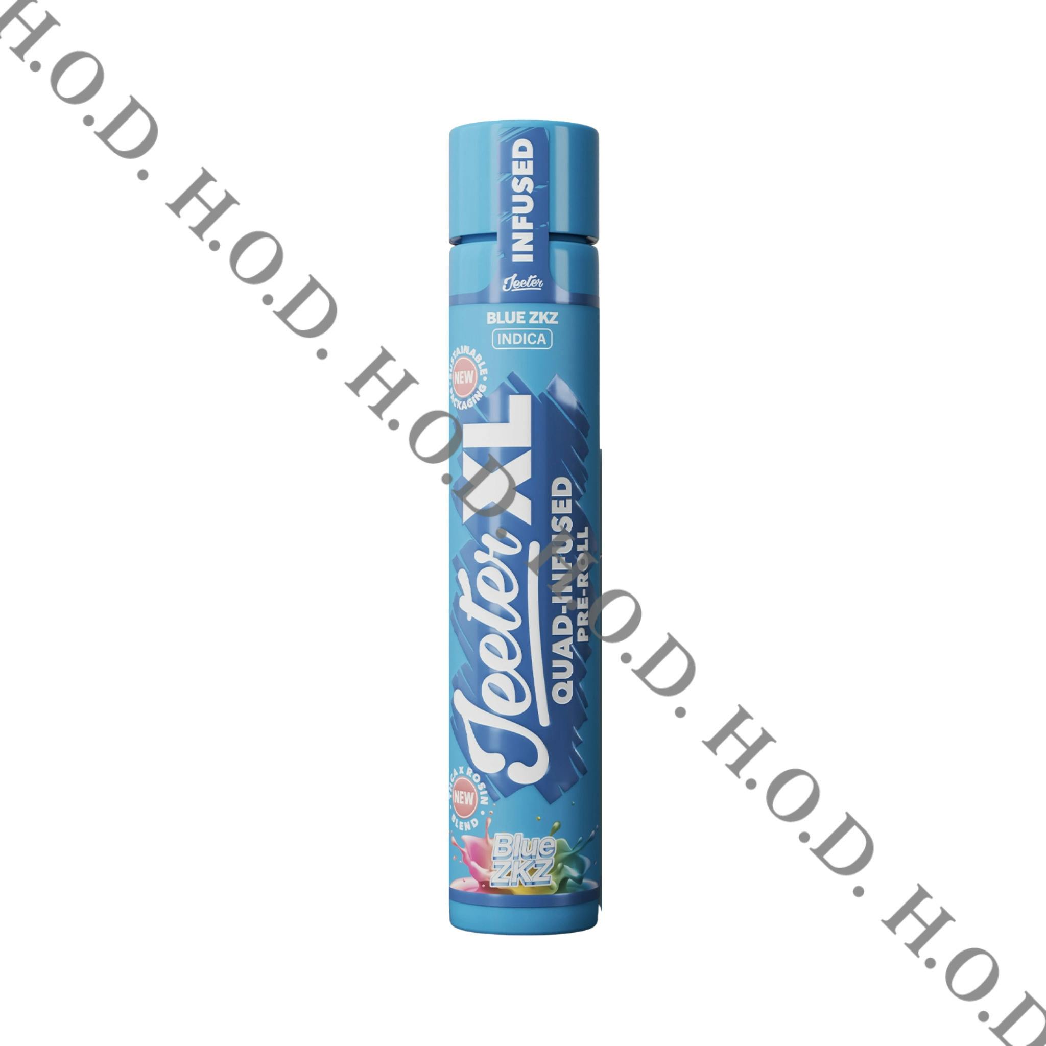 Jeeter Blue Zkittlez Quad-Infused Pre-Roll