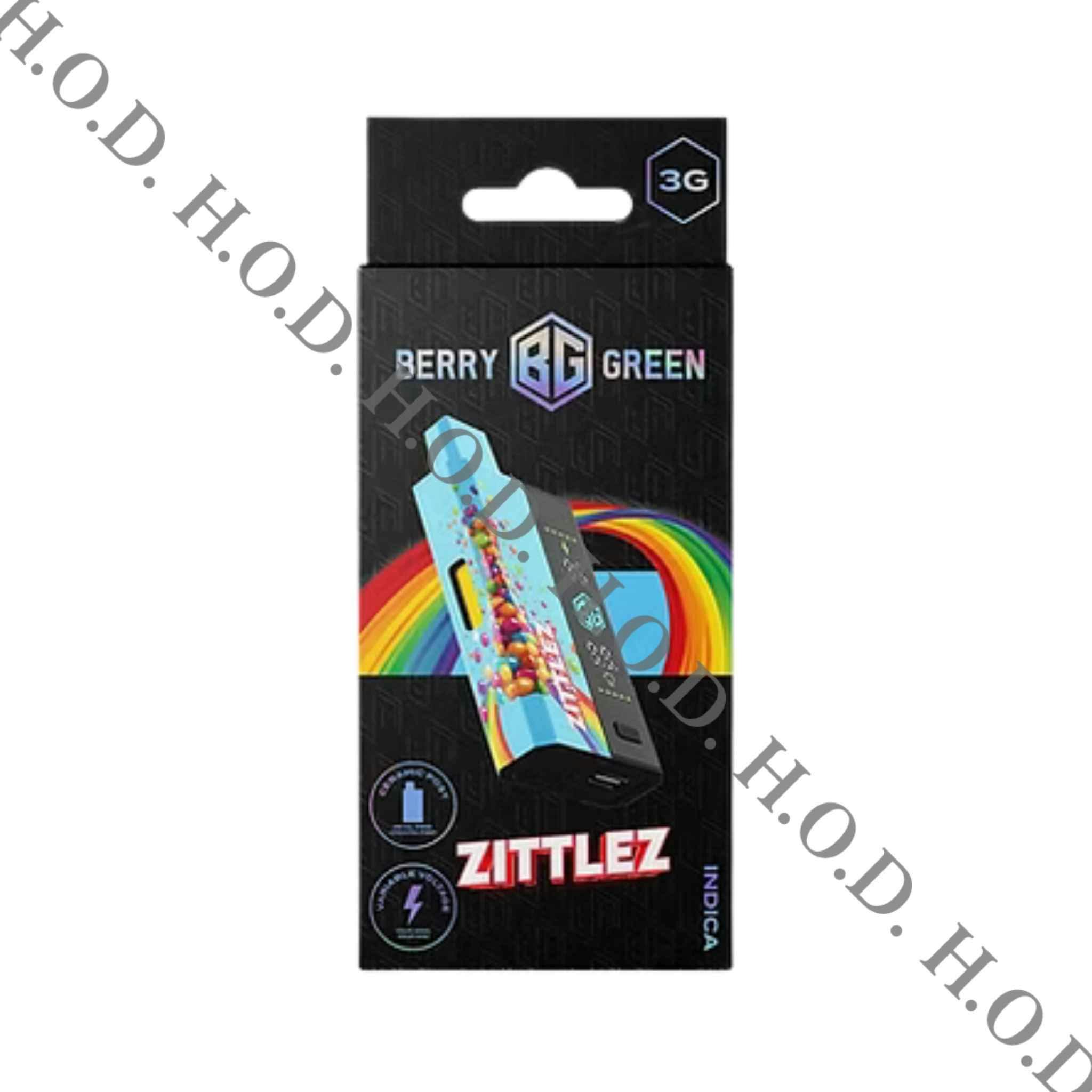 Berry Green Zittlez Disposable