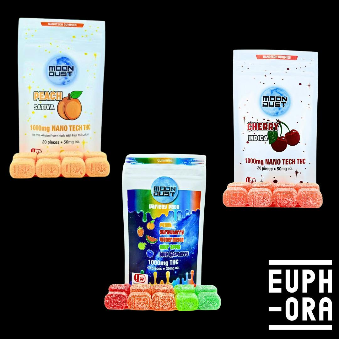 Moon Dust Nano Gummies 1000mg - Cherry