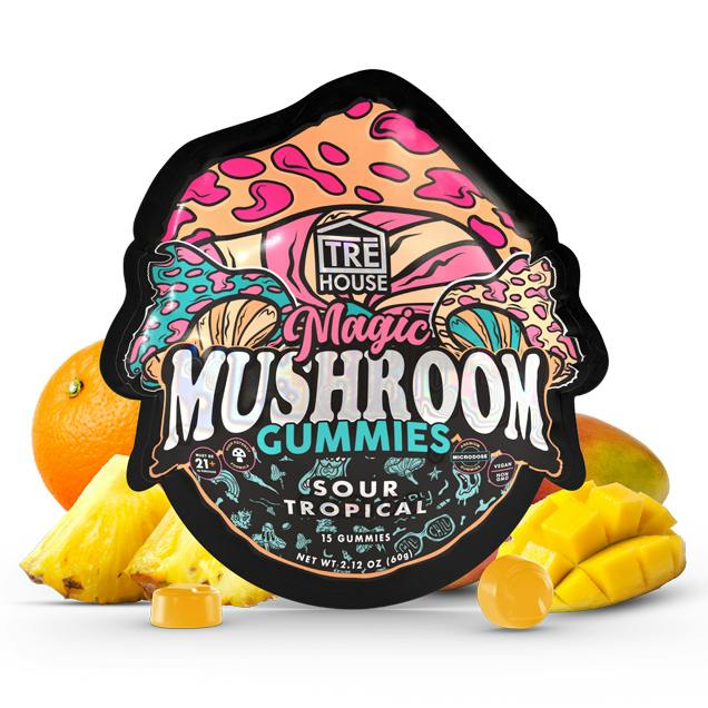 TRE House Magic Mushroom Gummies - Sour Tropical
