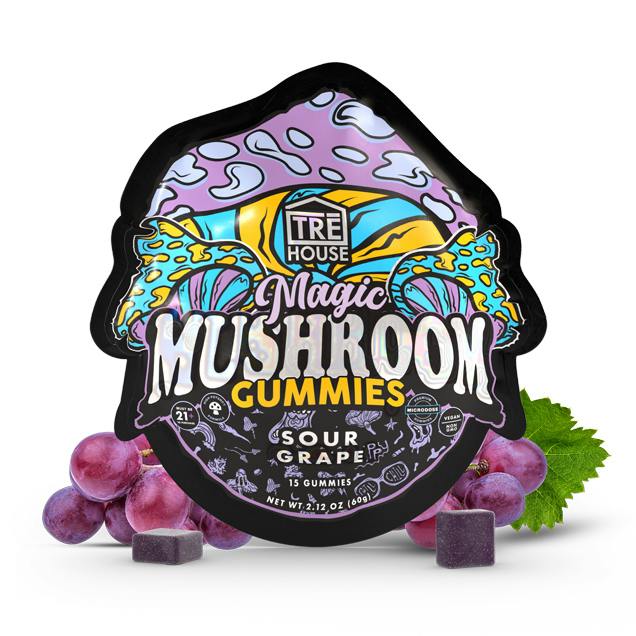 TRE House Magic Mushroom Gummies - Sour Grape