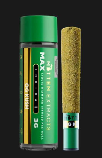 Mitten Extracts - 3g MAX Infused Pre-Roll - OG Kush