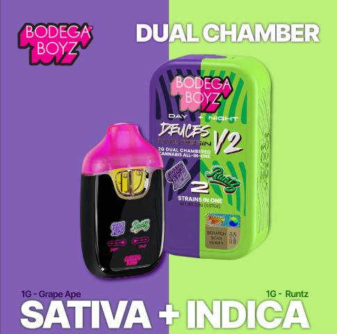 Bodega Boyz | Deuces | Grape Ape + Runtz | Disposable | 2g by Bodega Boyz