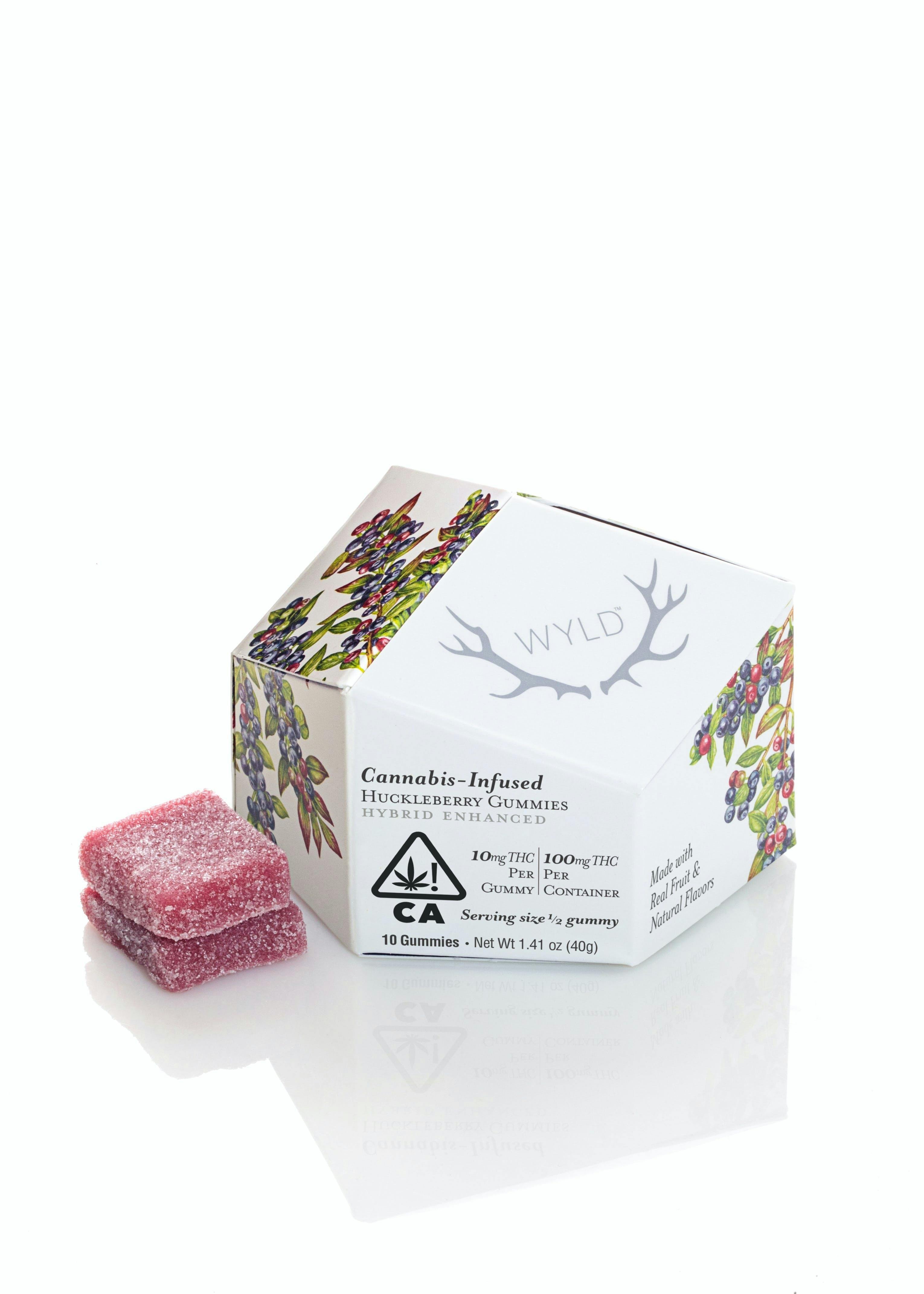 Huckleberry Hybrid Enhanced Gummies | 100mg | 10ct | 10mg/ea